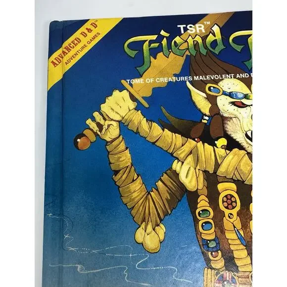 Advanced Dungeons & Dragons Fiend Folio RPG AD&D TSR 1981 #2012